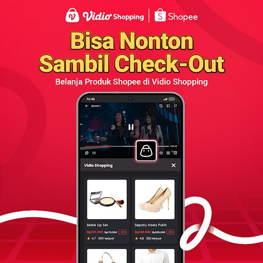 Shopee dan Vidio Hadirkan Fitur Vidio Shopping, Cara Baru Belanja Praktis Sambil Nonton Tayangan
