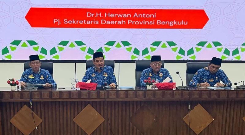 Agenda Retret Merah Putih Dimatangkan Pemprov Bengkulu