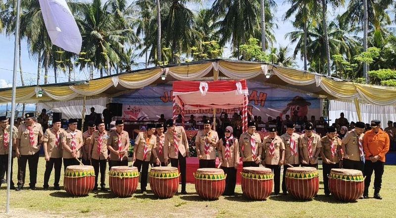 Kegiatan Jambore Daerah VII Tingkat Provinsi Bengkulu di Kaur Resmi Dibuka