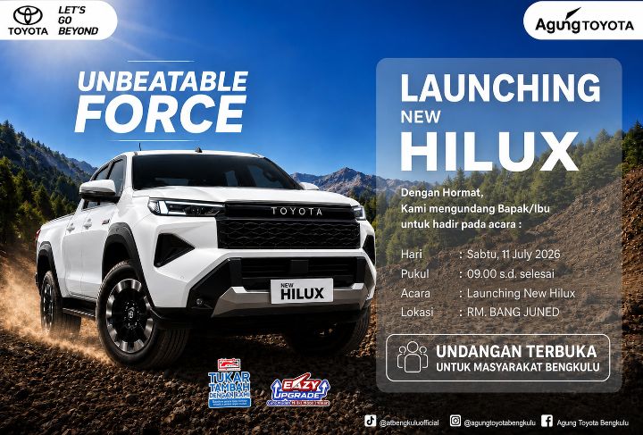 Toyota New Hilux Dilauncing 11 Juli 2026