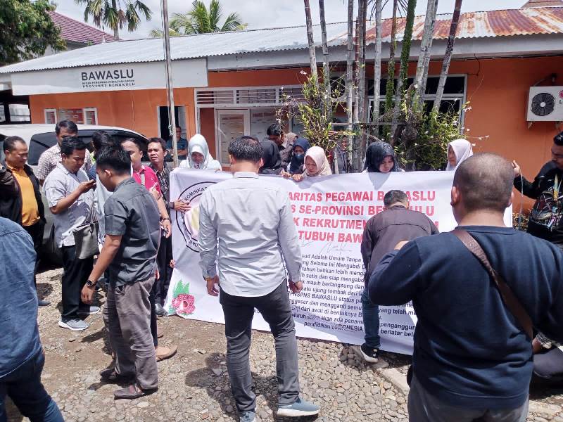 Ibarat Tubuh, Tanpa PPN PNS Tentu Bawaslu Akan Pincang, Aksi Solidaritas PPN-PNS BAWASLU Tolak PPPK