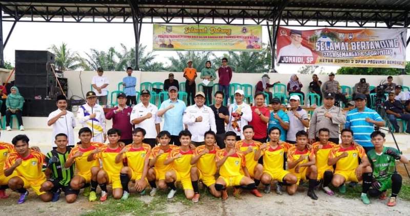  Dibuka Bupati Seluma, 10 Tim Keseblasan Bertanding Jajal Stadion Mini Bukit Peninjauan II