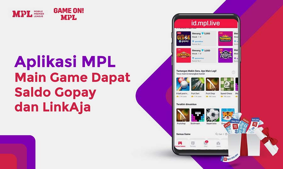 Buruan Download Aplikasi MPL Penghasil Uang, Bisa Isi Pulsa GoPay dan DANA, Link Download Ada Disini