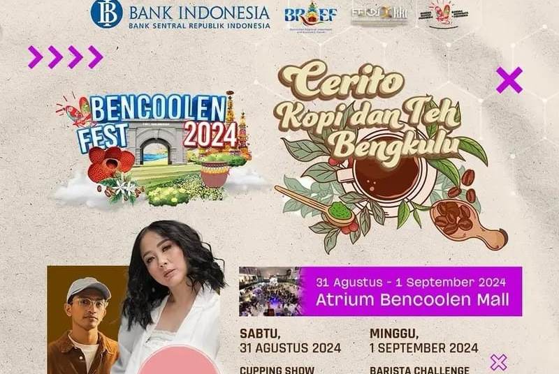 KPwBI Bengkulu Gelar Bencoolen Fest X Brief 2024 yang Dimeriahkan Artis Astrid Sartiasari