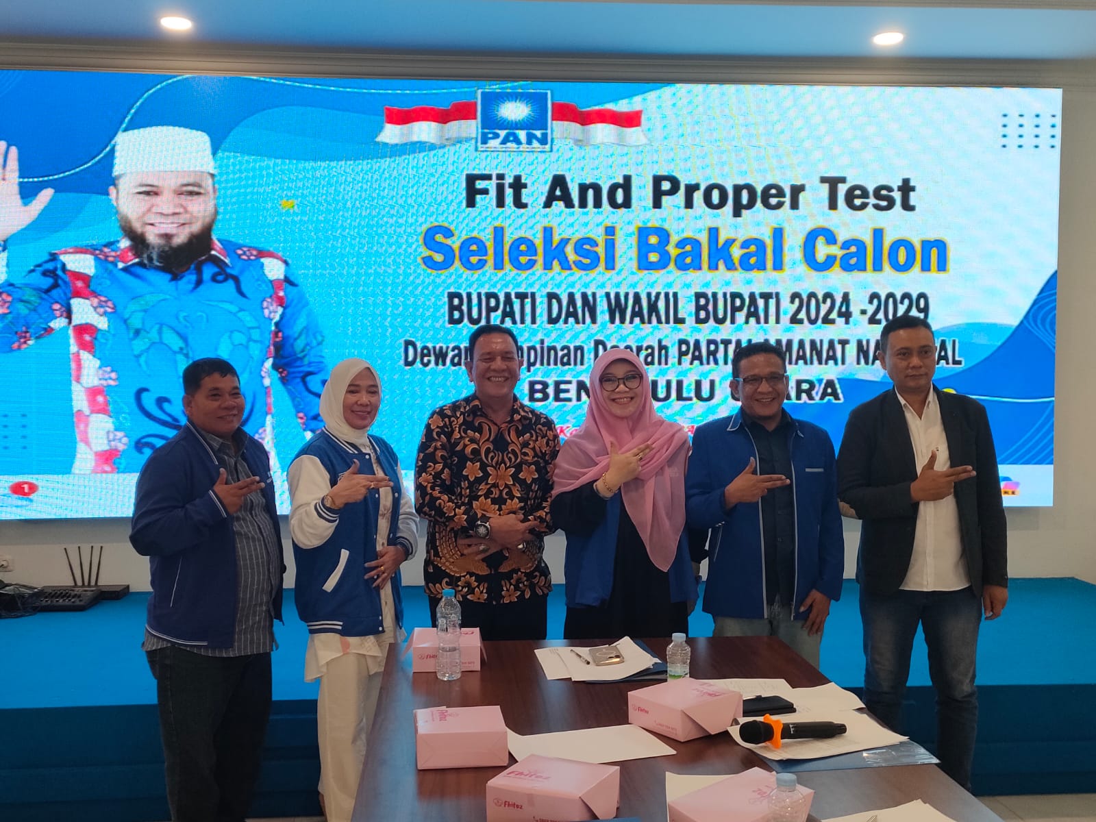 Haryadi Ikuti Fit and Proper Test Penjaringan Bacabup Bengkulu Utara di DPW PAN