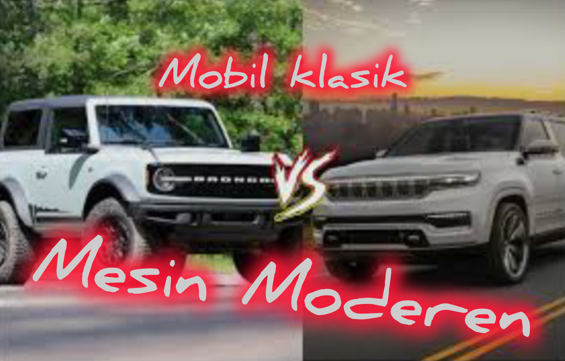 Perbandingan Spesifikasi Mobil Klasik Ford Bronco dan Jeep Wagoneer dengan Mesin Moderen