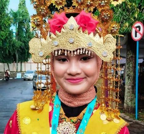 Aura Ratu dari SMPN 5 Kaur Harumkan Nama Bengkulu Ditingkat Nasional