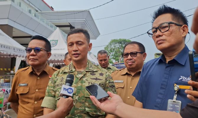 Semarak HUT 81 TNI, Kodim O407 Kota Bengkulu Gelar Bazar Bersama 79 UMKM