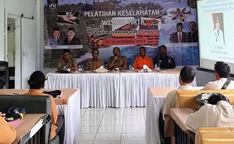 Dibuka Bupati Mian, Dinas Pariwisata  Gelar Pelatihan Keselamatan  Wisata Tirta