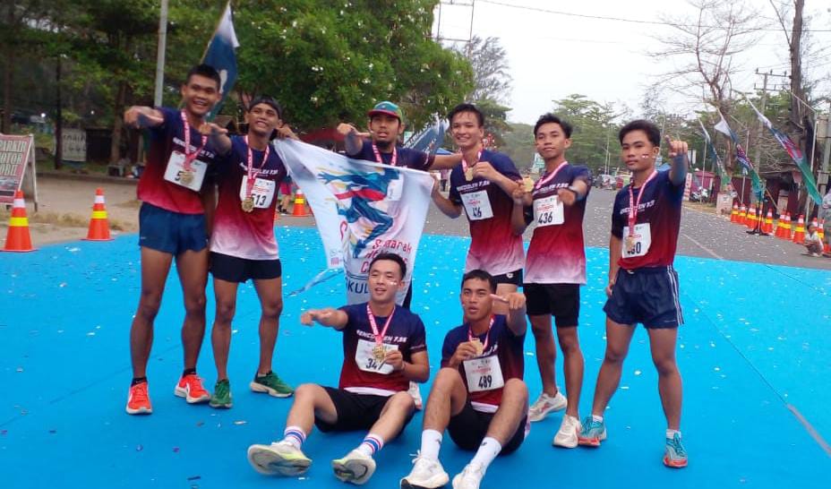 Edisi HUT ke-79 RI, Ratusan Peserta Meriahkan Bencoolen Fun Run 7,9 Km yang di Gelar BI Bengkulu 