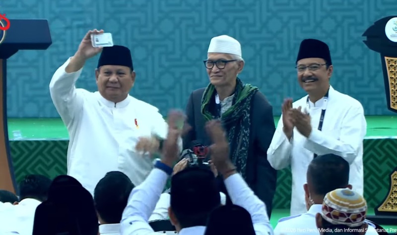 Jadi Anggota Seumur Hidup, Prabowo Akhirnya Dapat Kartu Nahdlatul Ulama