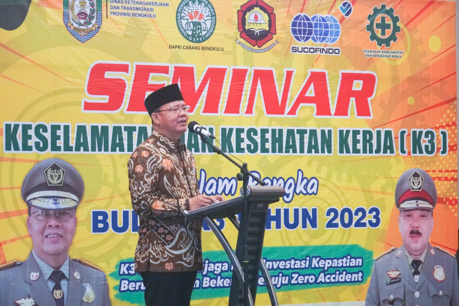 Bengkulu Terus Jaga Kesehatan dan Keselamatan Kerja Demi  Iklim Investasi Tumbuh Berkelanjutan