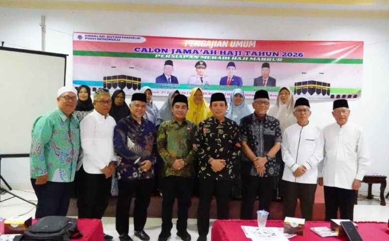 Walikota Bengkulu Hadiri Pengajian Umum Calon Jamaah Haji Tahun 2026