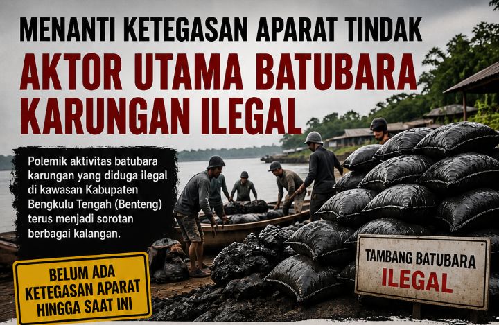 Batubara Karungan Diduga Ilegal Belum Ditindak, Menanti APH Bergerak 