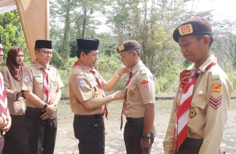 Ketua Kwarcab 0705  Seluma Buka Perjusami dan Giat Prestasi Pramuka Penggalang 