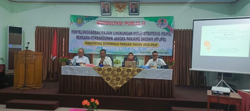 Kajian Lingkungan Hidup Strategis Harus Selaras   dengan Dokumen RPJPD Bengkulu Tengah