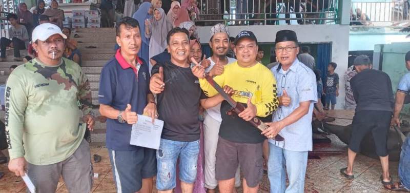 Hari Raya Idul Adha, DPC Perwata Bengkulu Kurban 12 Ekor Sapi di Musala At-Tauhid