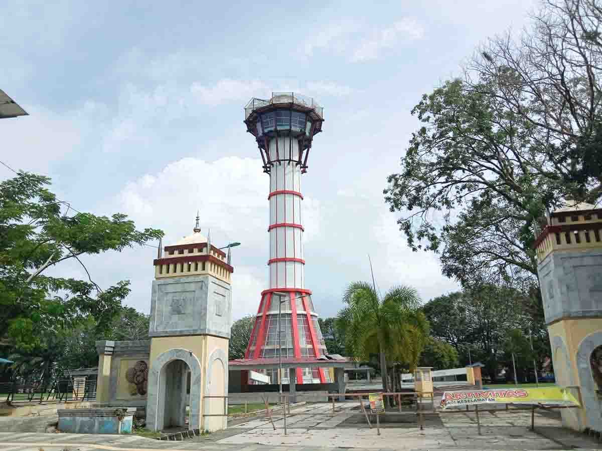 Bangunan View Tower Masa Gubernur Agusrin Bakal Dirobohkan, Pemprov Bengkulu Gelar FGD Pembongkaran View Tower