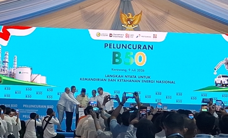 Presiden  Prabowo Berlakukan Program Biodiesel B50 di Indonesia