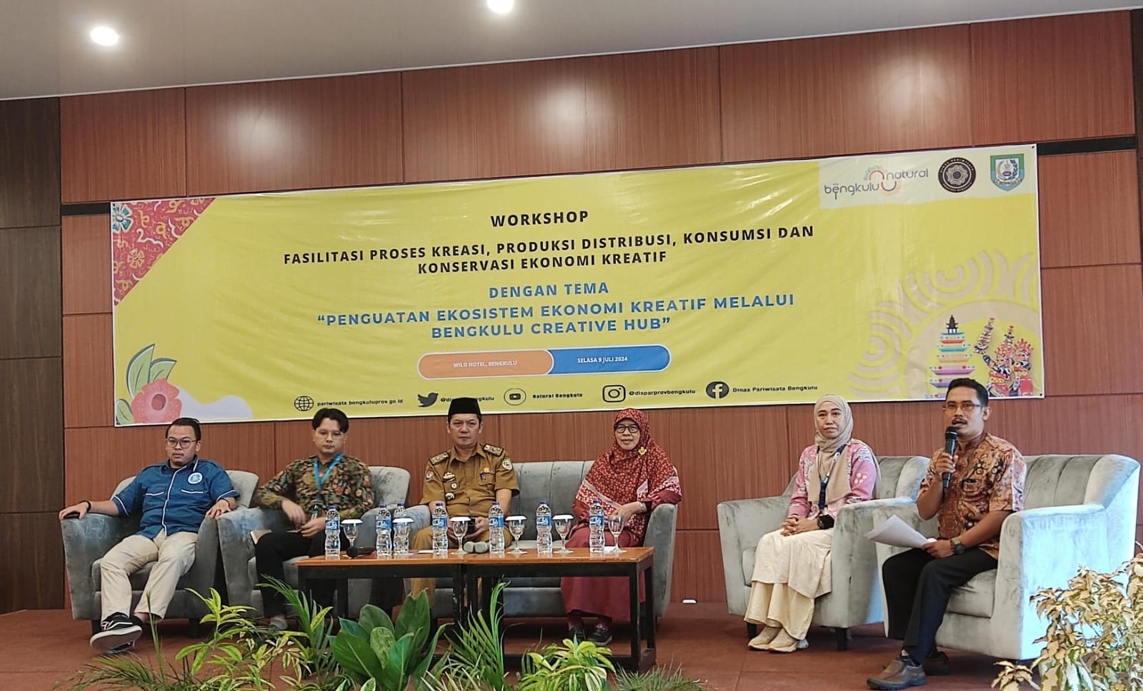 Dinas Pariwisata Provinsi Bengkulu Gelar Workshop Penguatan Ekosistem Ekonomi Kreatif