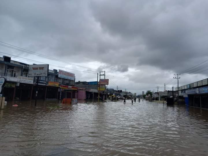 Banjir, Debit Air Semakin   Tinggi di Kota Bengkulu