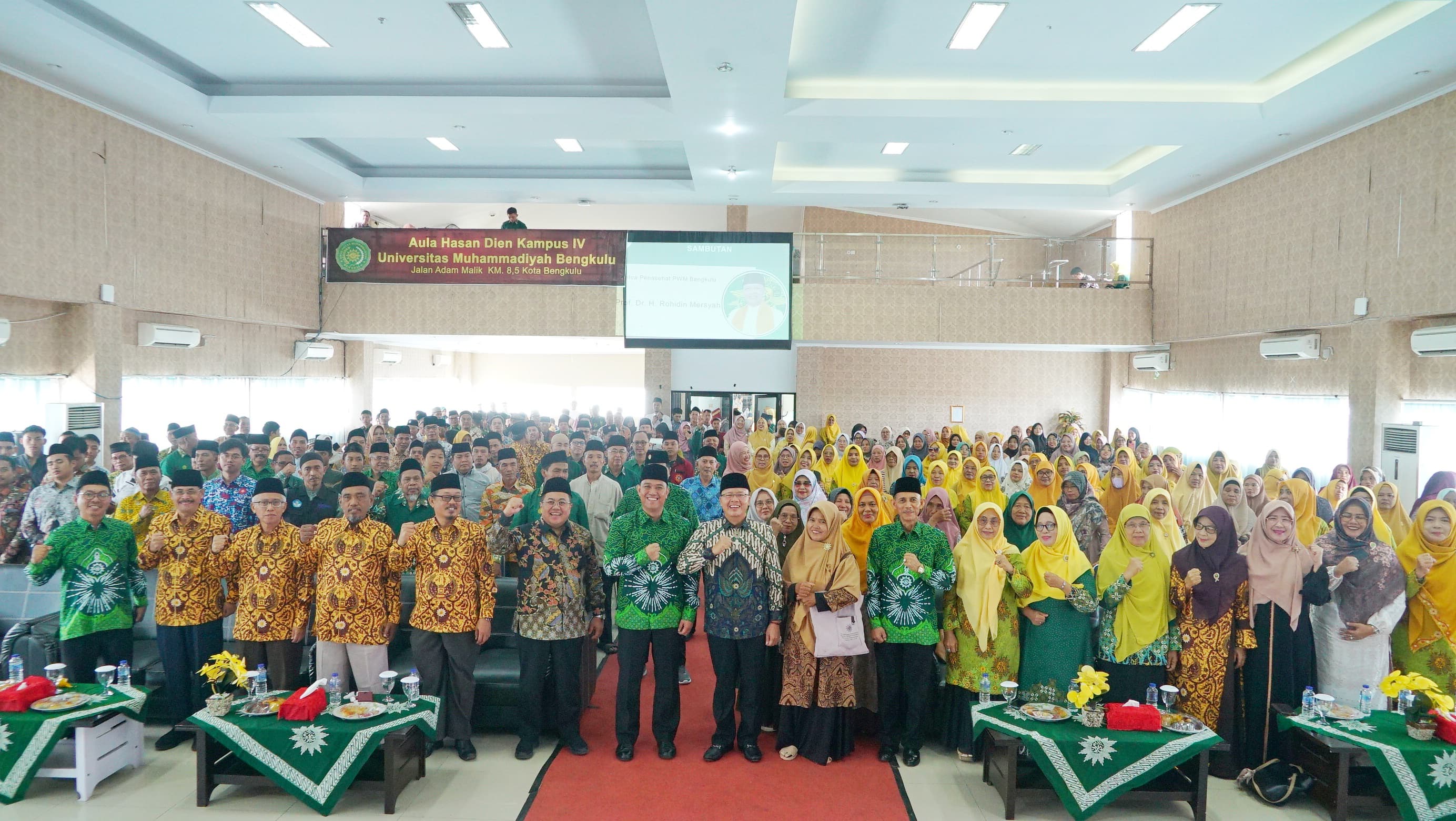 Muhammadiyah Bengkulu Mendukung Rohidin Jadi Gubernur Lagi Didampingi Meriani 