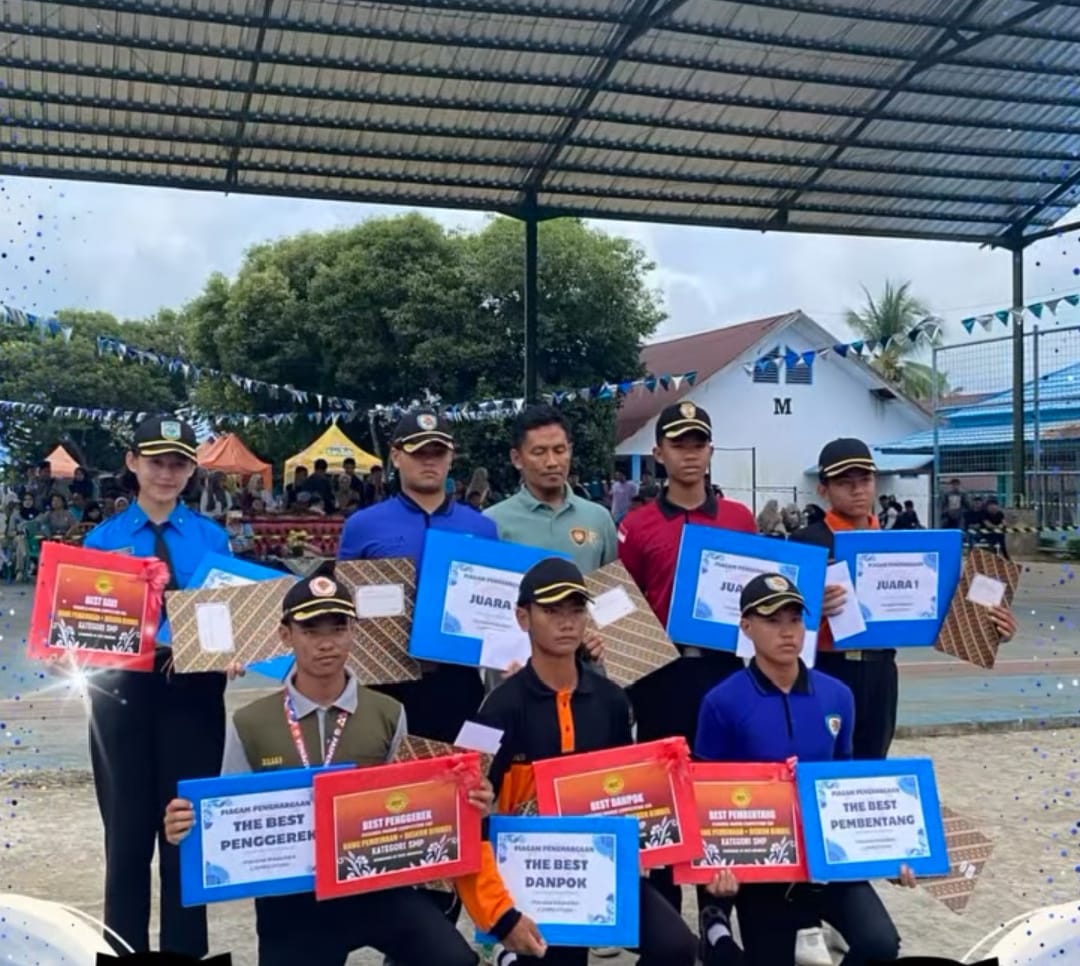 SMPN 1 Bengkulu Tengah Juara 1 Mahoni Paskibra Competition