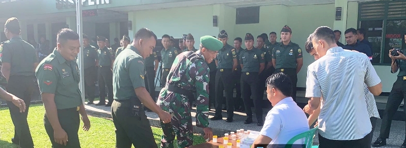 Ini Yang Dilakukan Kodim 0408 Bengkulu Selatan- Kaur Agar Anggota TNI Bebas dari Narkotika 