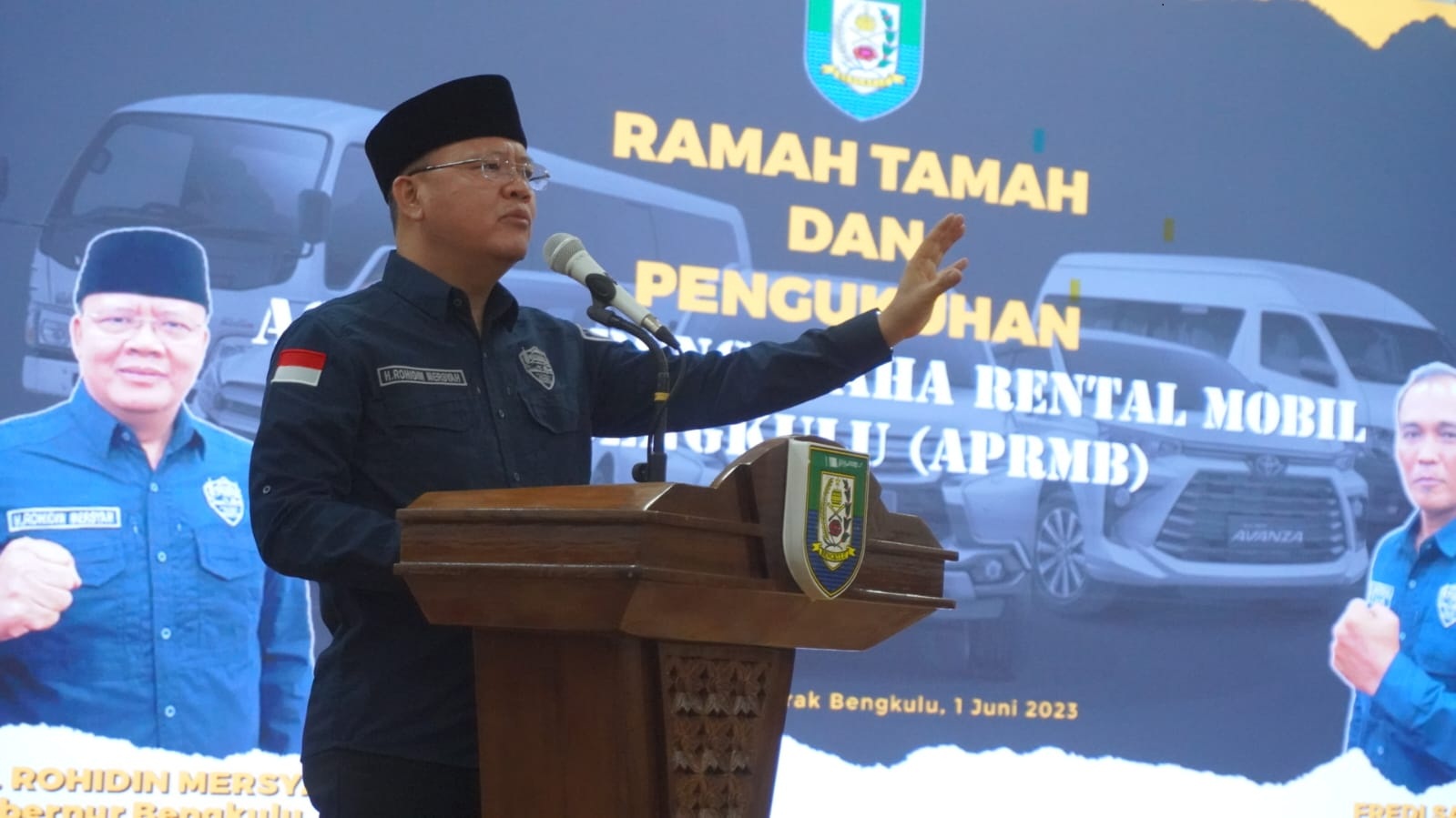 Gubernur Rohidin Beri Masukan ke Asosiasi Pengusaha Rental Mobil Bengkulu