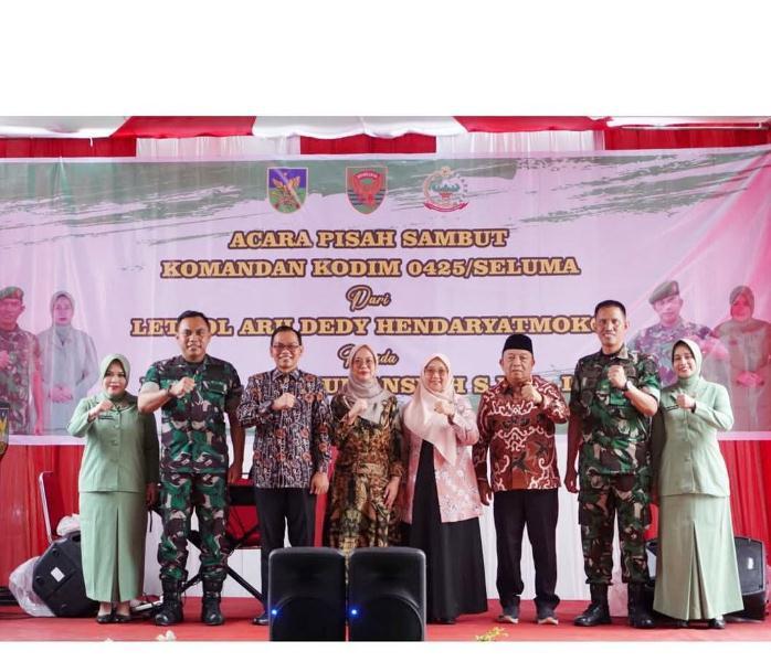 Pisah Sambut, Ini Nama Pejabat Baru Dandim 0425 Seluma, Pejabat Lama Pamitan 