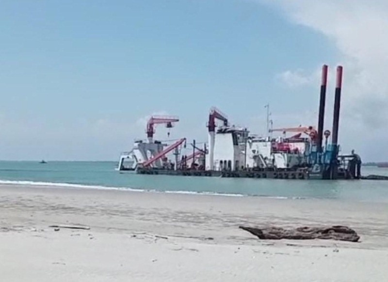 Pipa  Bocor, Pengerukan Alur Pulau Baai Macet