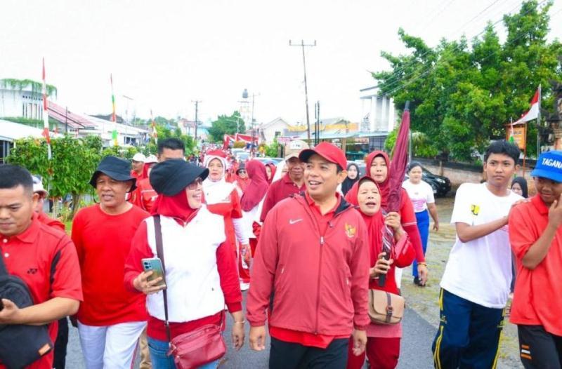  Jalan Sehat di Komplek Pepabri Dihadiri Walikota Bengkulu