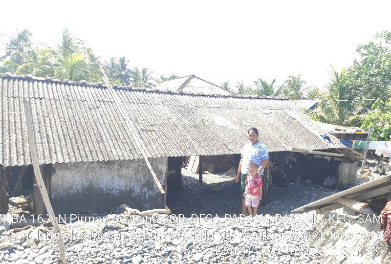 Belum Jelas, Relokasi  119 Unit Rumah Terdampak Banjir Rob di Padang Bakung