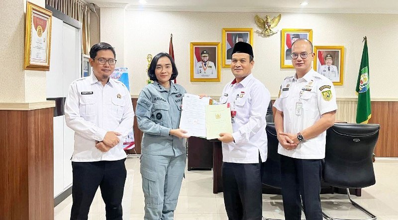 Pemprov Bengkulu Serahkan Bantuan Hibah Tanah ke Badan Keamanan Laut Republik Indonesia