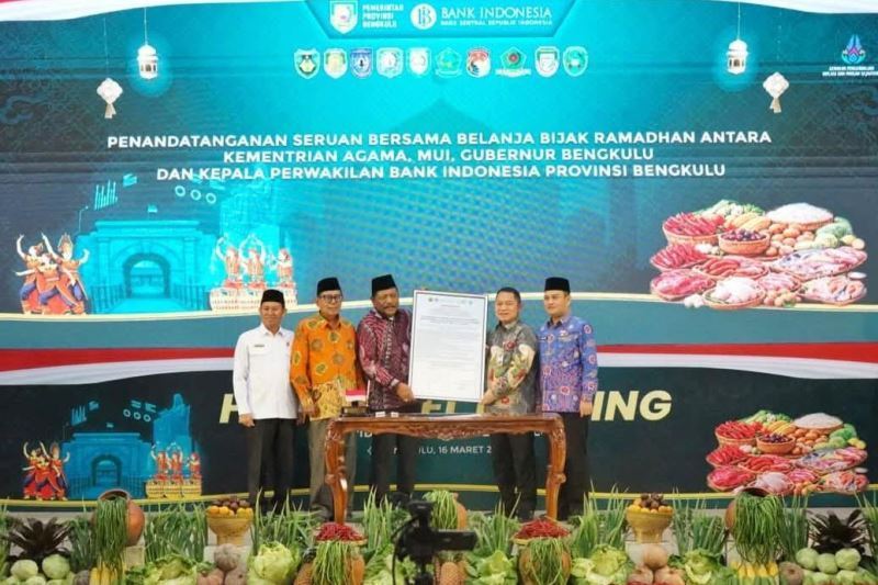 Pemprov dan BI Kompak Jaga Harga Pangan Tetap Aman, Ekonomi Bengkulu Sangat Stabil