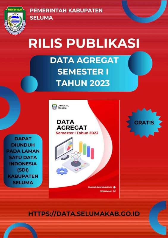 Dinas Kependudukan dan Catatan Sipil Seluma Rilis Data Agregat   Kependudukan Semester 1 Tahun 2023