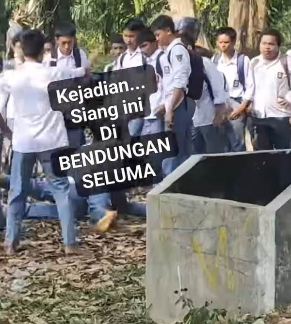 Beredar Video Duel Perkelahian Pelajar di Bendungan Seluma, Polisi Turun Tangan