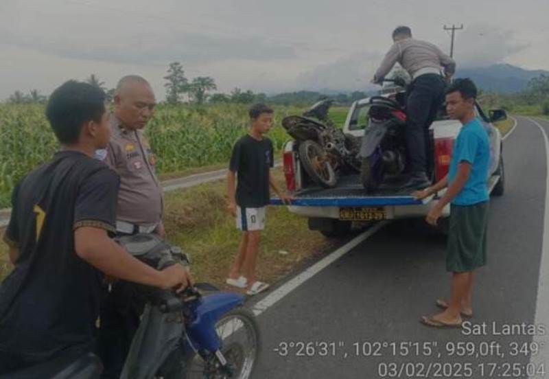 Satlantas Polres Bengkulu Utara Lakukan Patroli 