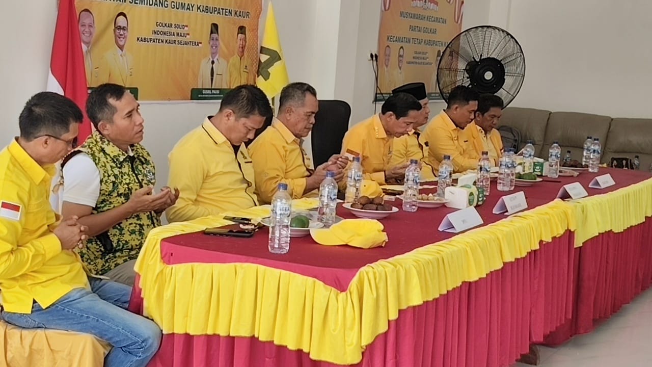 Muscam Golkar Dapil I Kaur Digelar, Gusril Pausi Tekankan Soliditas Kader Hadapi Tantangan