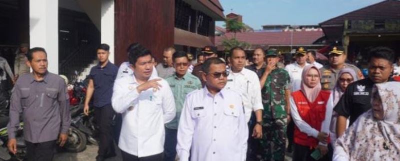 Bupati Bengkulu Utara Sidak Pasar Purwodadi Arga Makmur