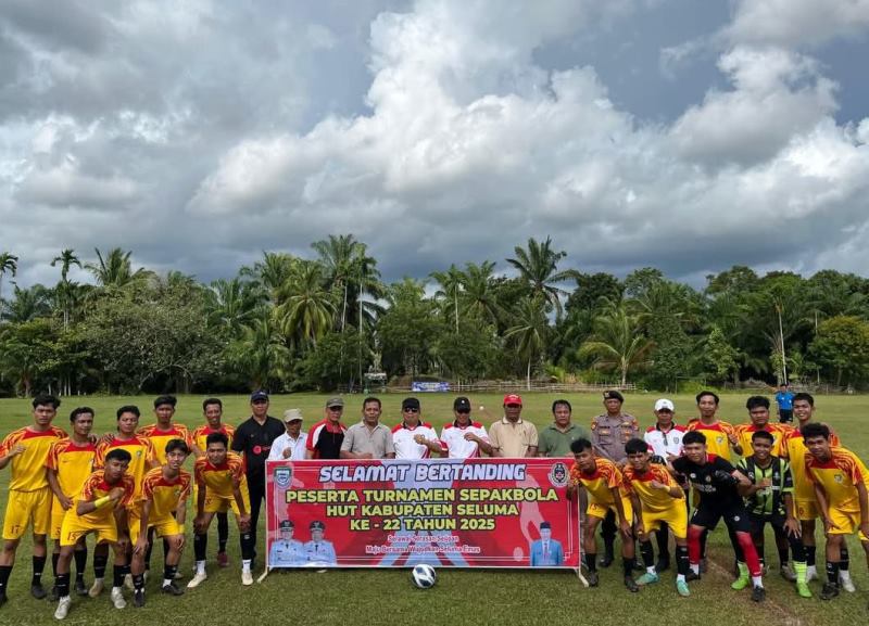  HUT Seluma Gelar Turnamen Sepak Bola, Cari Bibit Atlet