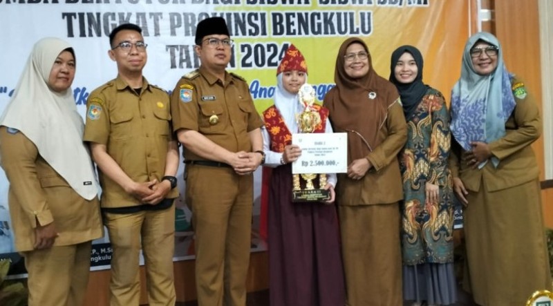 Membanggakan, Siswi MIN 1 Bengkulu Tengah Raih Juara   Lomba Bertutur Tingkat Provinsi Bengkulu