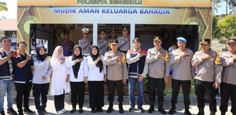 Turun Langsung, Kapolda Bengkulu Cek  Kesiapan Pos Pengamanan di Pintu Tol