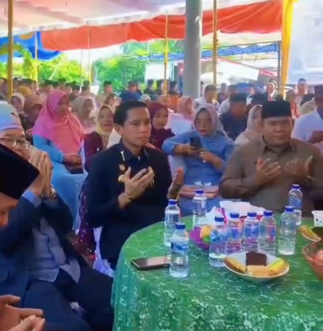 Gas Pool! Usai Upacara Hari Bhayangkara, Bupati Kaur Langsung Hadiri Resepsi Pernikahan Warga