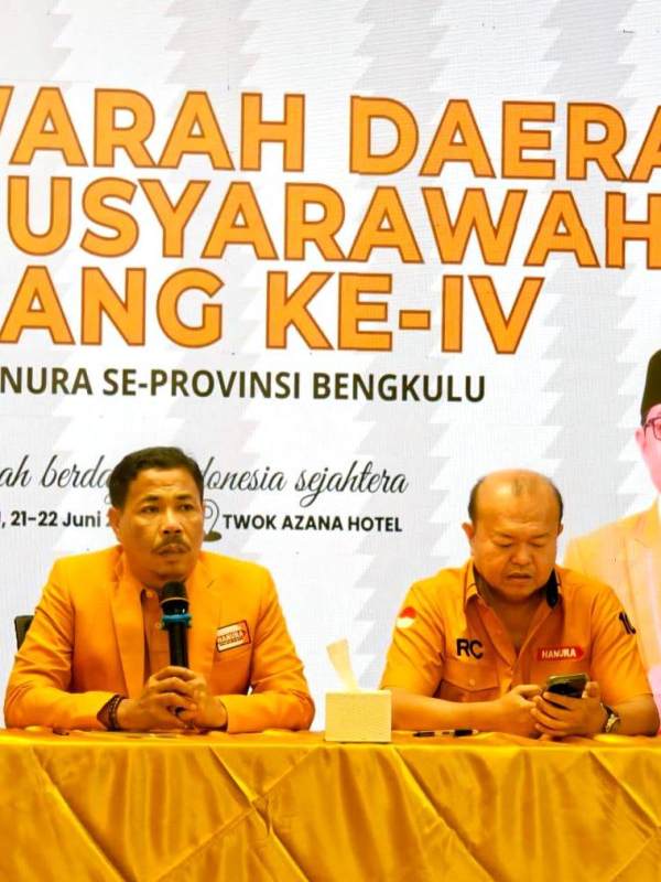  Kembali Menjadi Nakhoda  Hanura Bengkulu, Usin Sembiring Langsung Siapkan Mesin Partai Jelang 2029