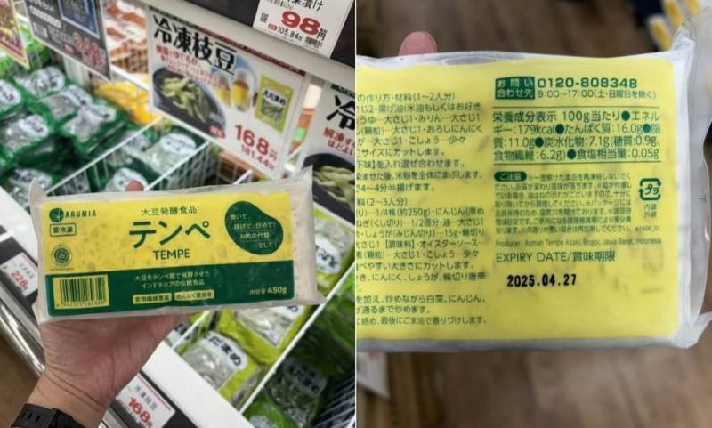 Ternyata Tempe Sudah Masuk Supermarket di Jepang dengan  Harga Lebih Mahal 