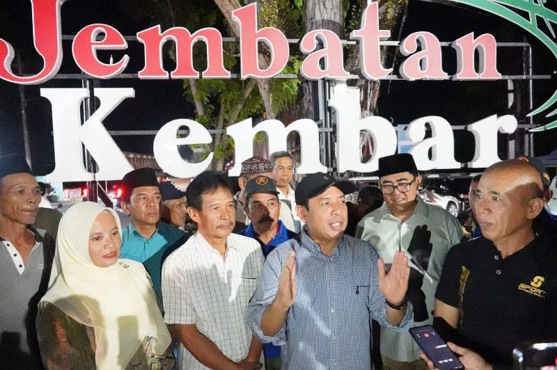 Setelah Direnovasi, Walikota Bengkulu Resmikan Jembatan Kembar Kampung Kelawi