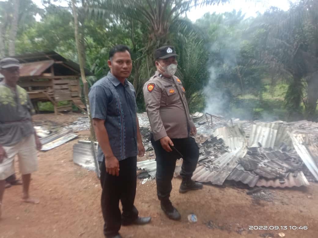  Rumah Warga Desa Srikuncoro   Hangus Terbakar Si Jago Merah