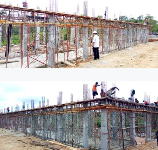 Dinas PUPR Kota Bengkulu  Jaga Kualitas Pembangunan Balai Kota Merah Putih