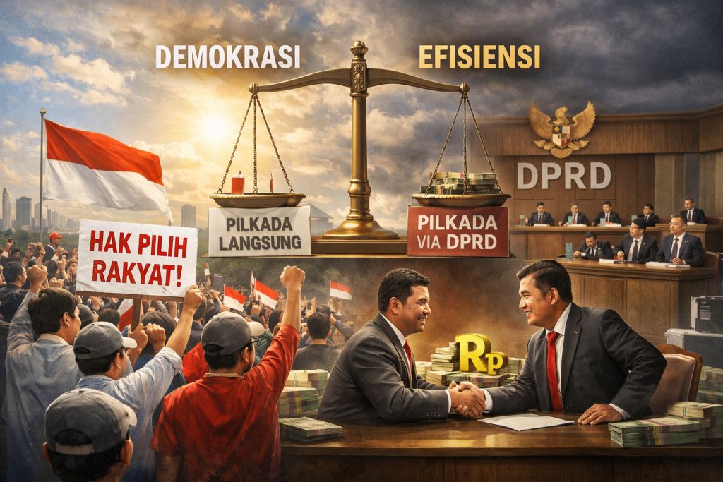 Wacana Kepala Daerah Dipilih DPRD Kembali Menguji Arah Demokrasi Indonesia